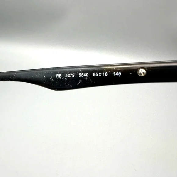 Ray-Ban Eyeglasses Black Brown RB 5279 5540 53-18 145 Frames Only - Picture 6 of 6